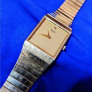 Seiko Vintage Classic 6530-5199 Tank Men's Slim Watch